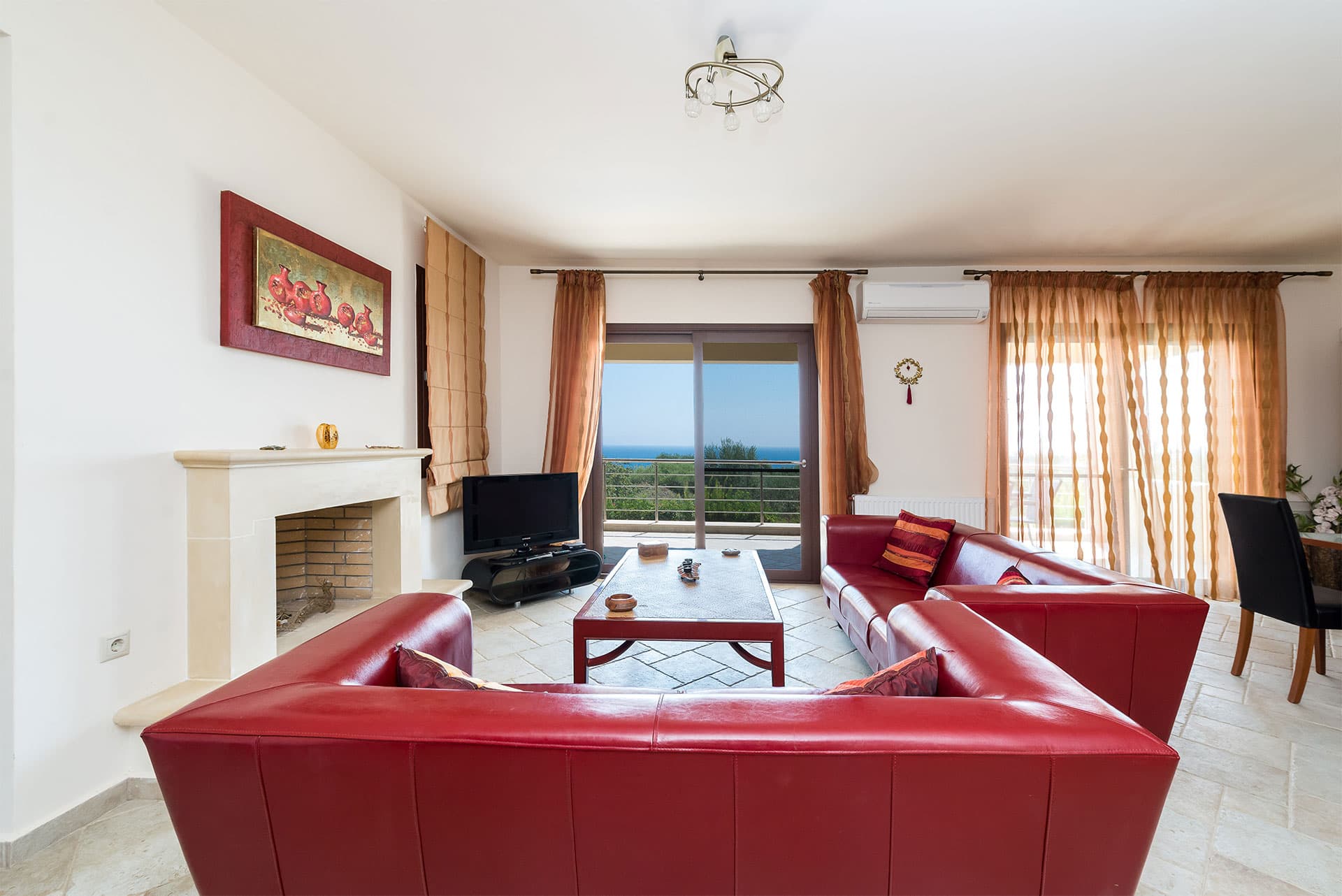 the incredible view from the living room